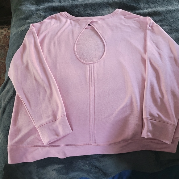 Calia Pink Cutout Sweatshirt XL - Picture 2 of 3